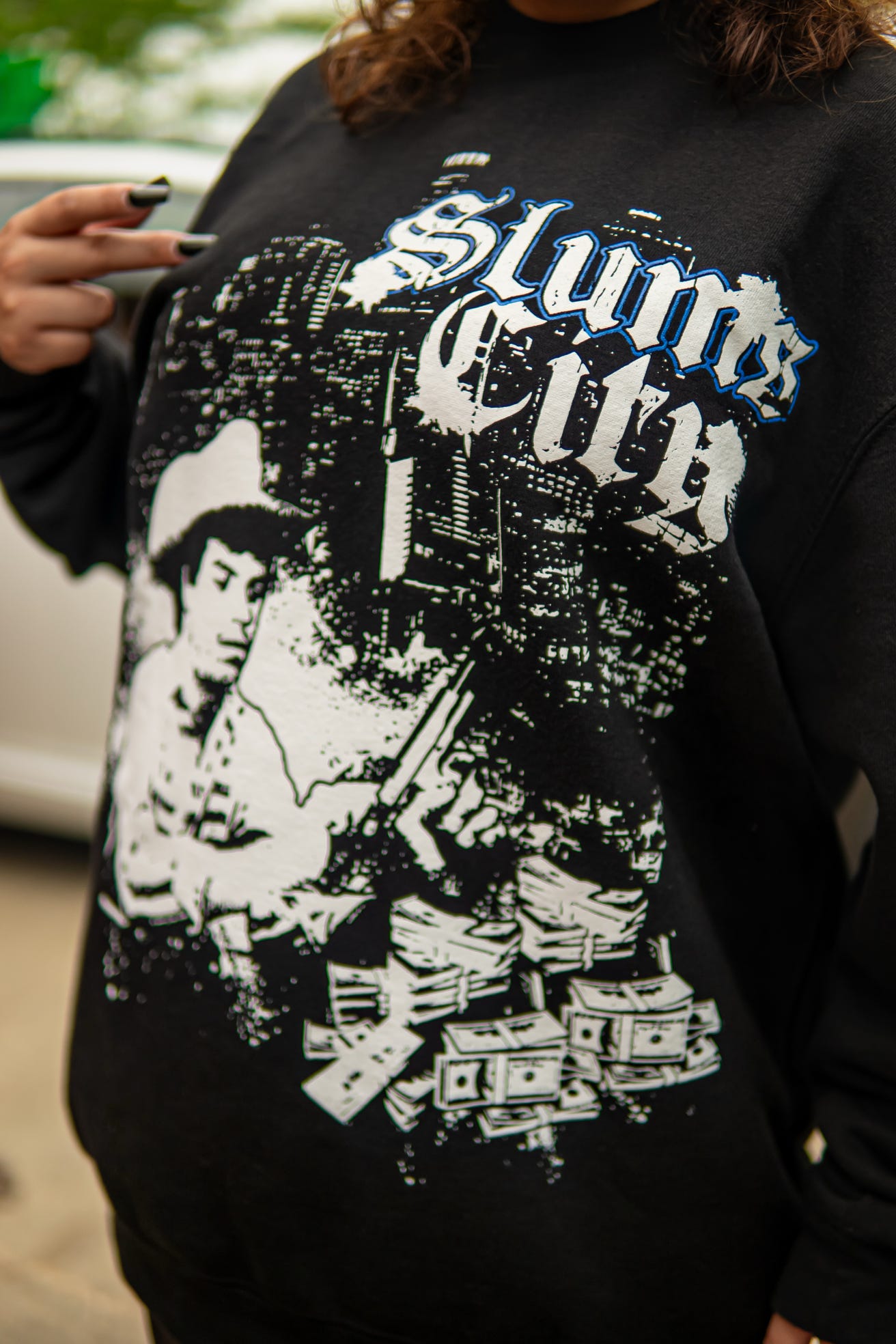 Chalino 'Slums City' - Crewneck Sweater