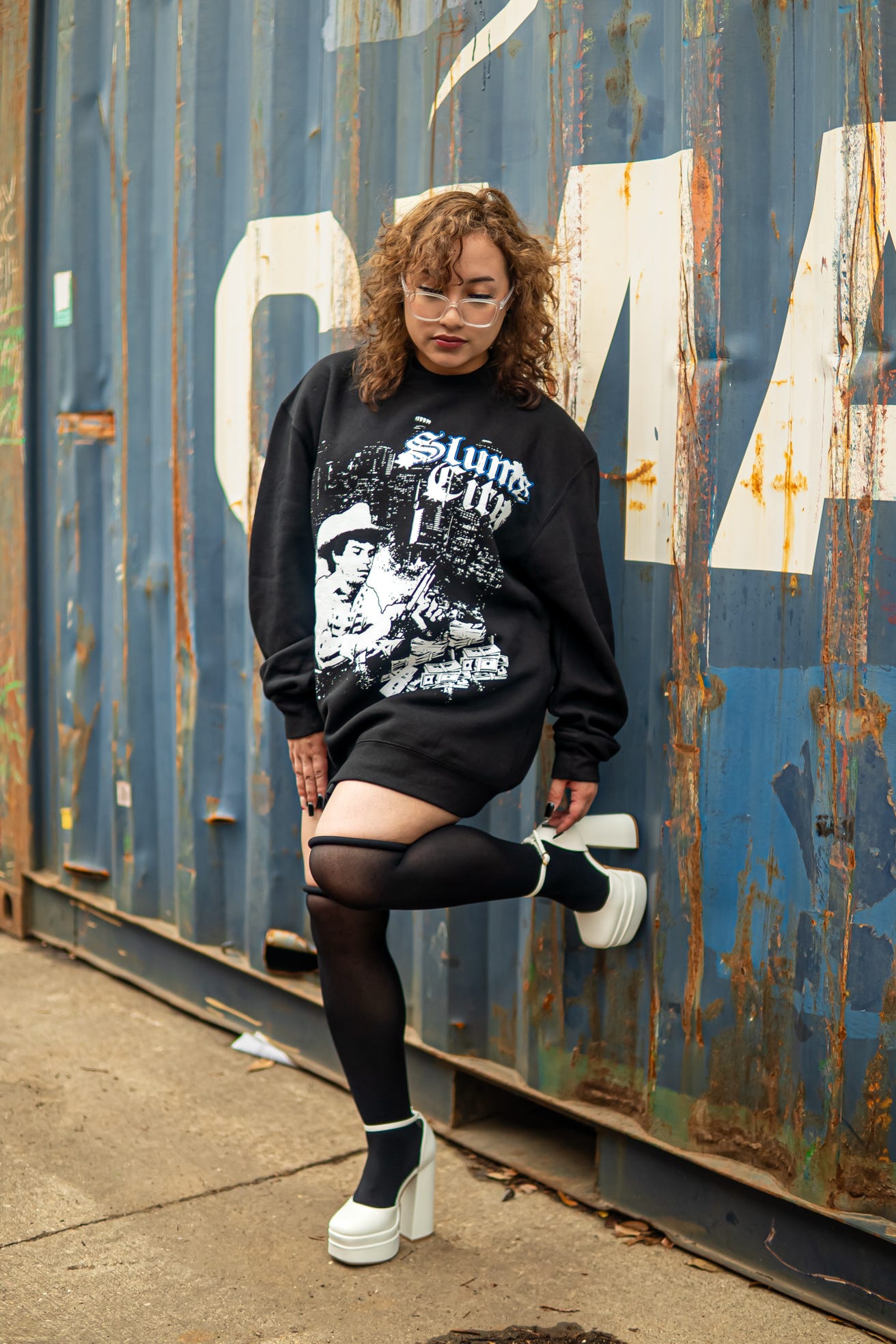 Chalino 'Slums City' - Crewneck Sweater