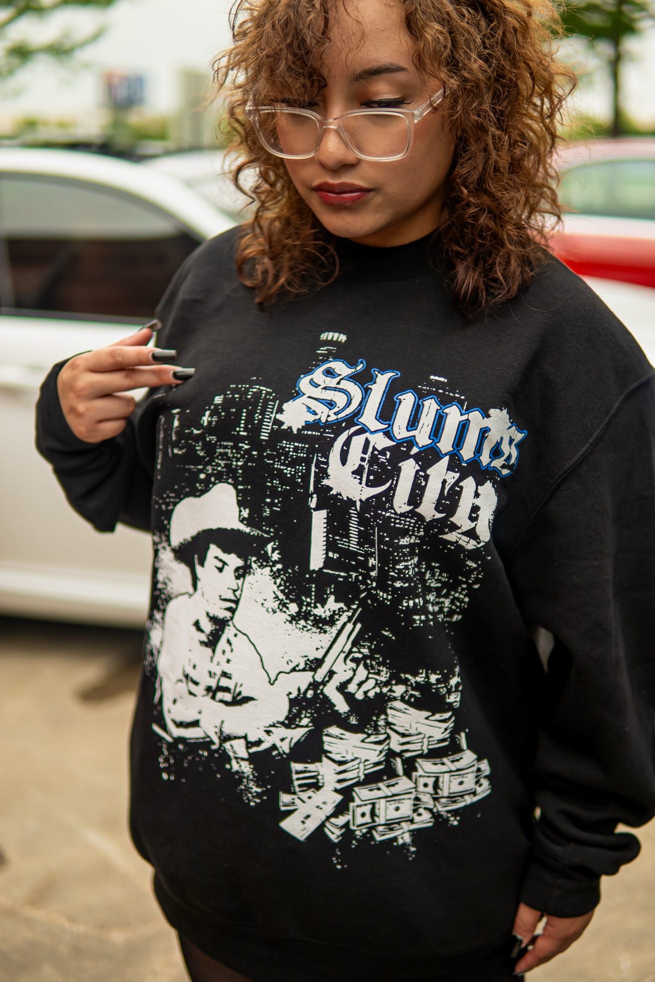 Chalino 'Slums City' - Crewneck Sweater