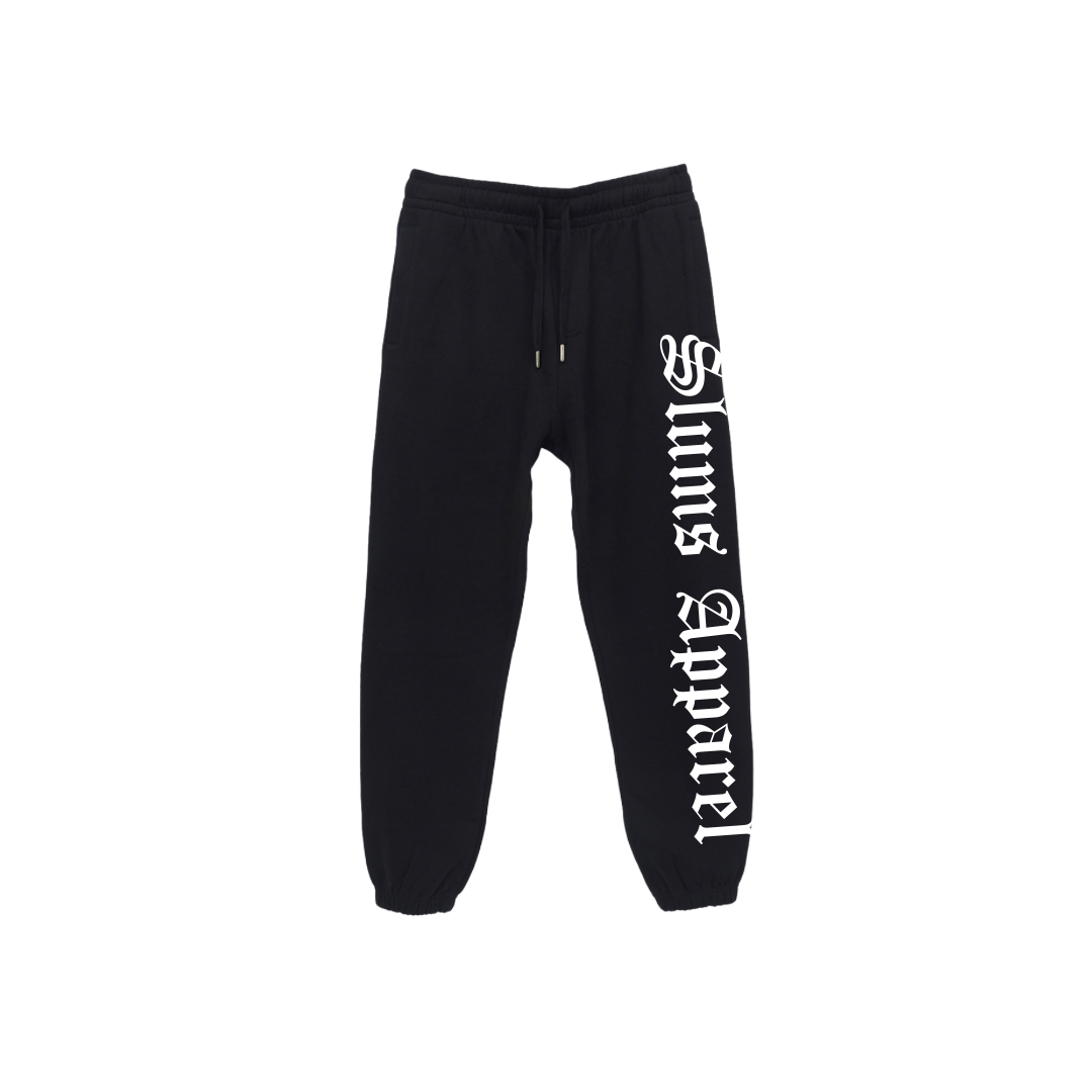Slums Apparel Logo Print Sweatpants