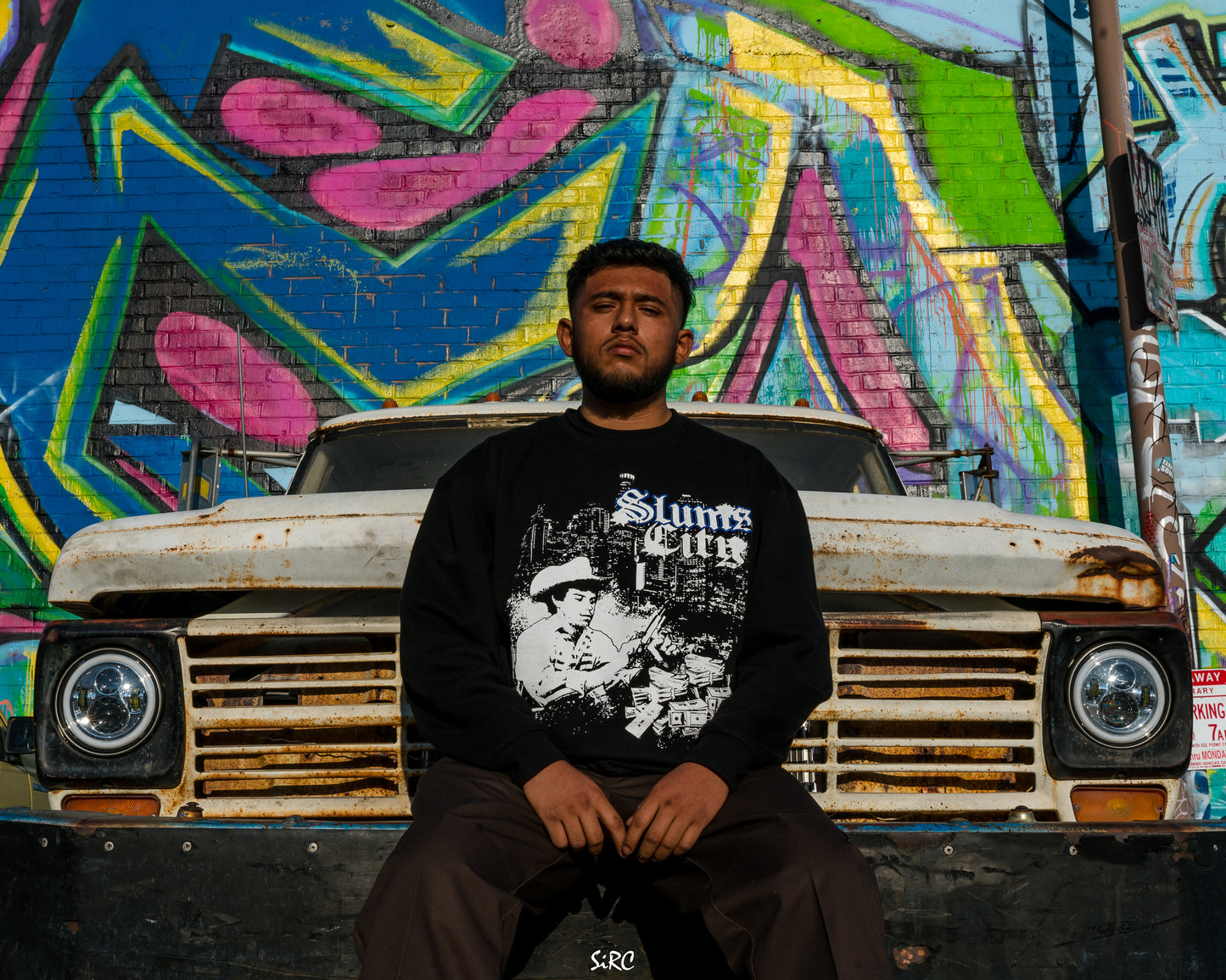 Chalino Sánchez 'Slums City' - Crewneck Sweater