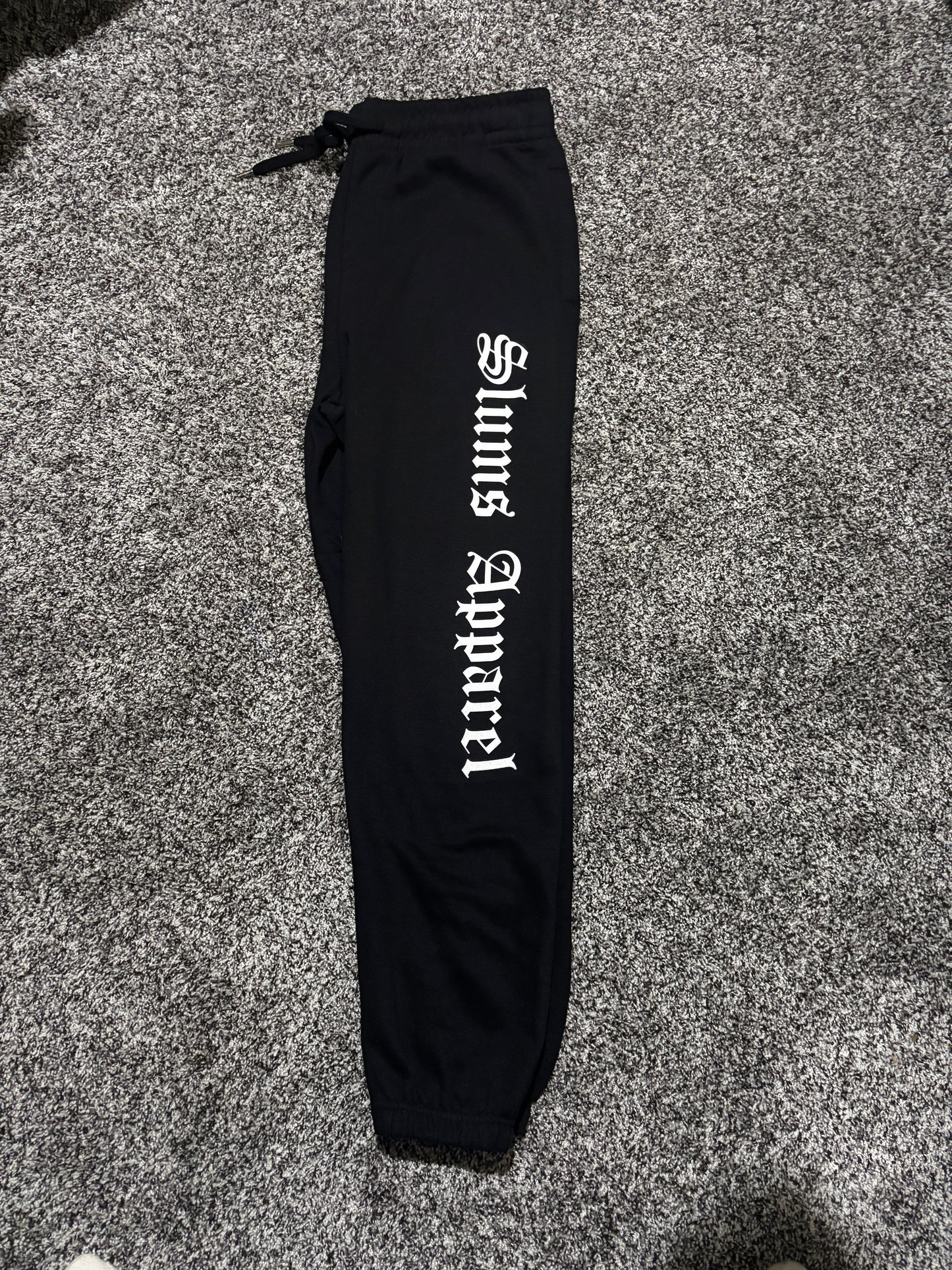 Slums Apparel Logo Print Sweatpants