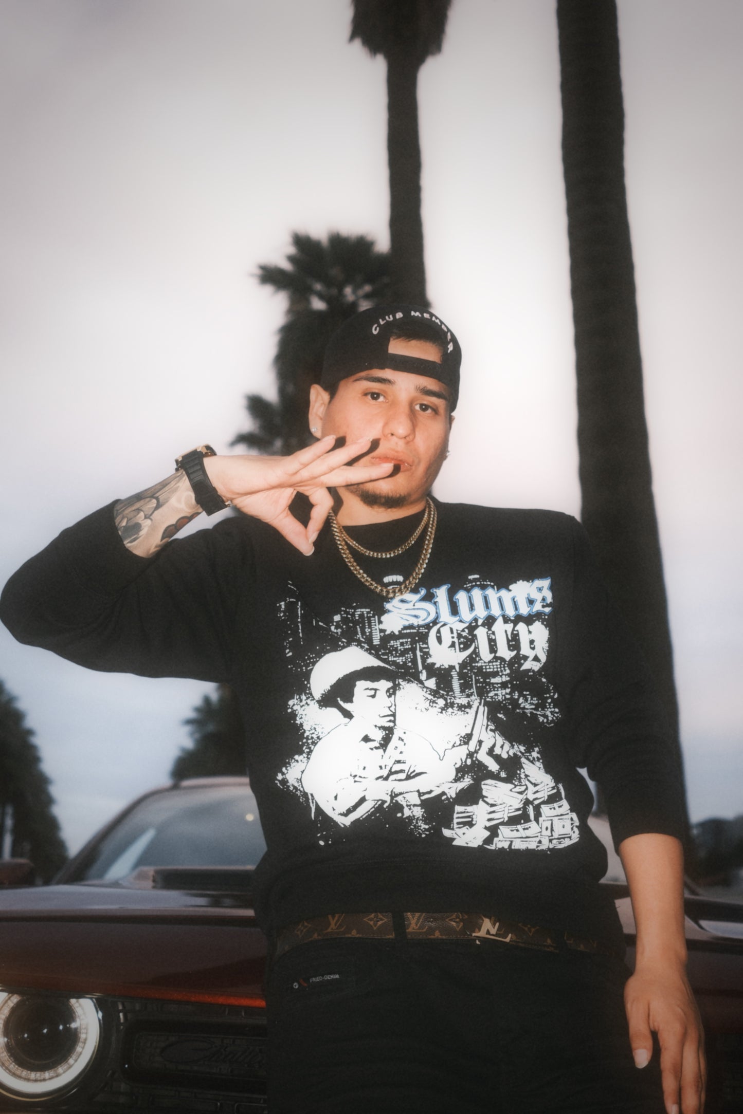 Chalino 'Slums City' - Crewneck Sweater
