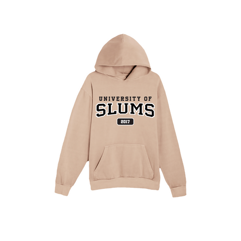 University Slums Hoodie - Light Brown