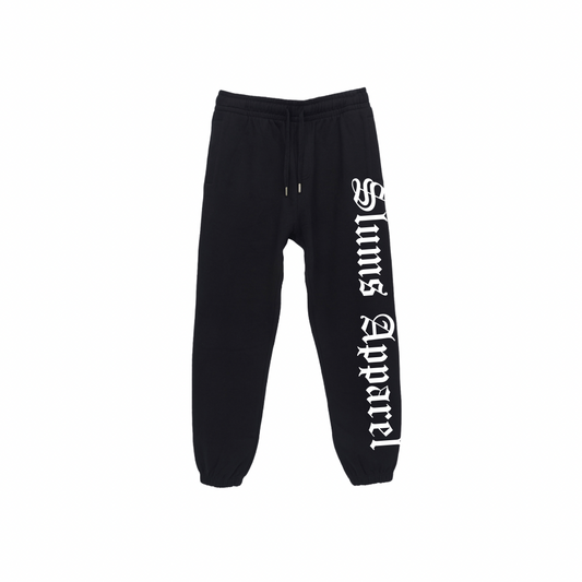 Slums Apparel Logo Print Sweatpants