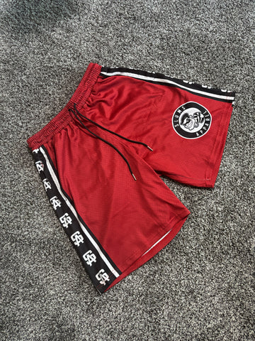 Red/Black Slums Mesh Shorts