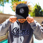 Slums (Black) Corduroy Snapback