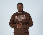 University Slums Crewneck - Brown