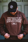 University Slums Crewneck - Brown