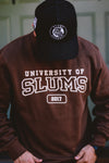 University Slums Crewneck - Brown